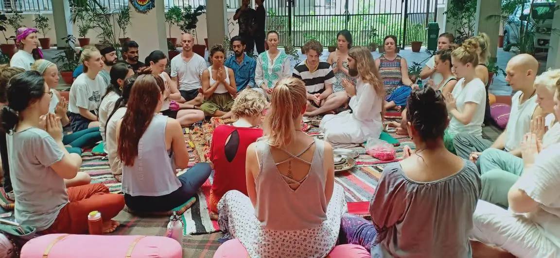 Círculo de meditação